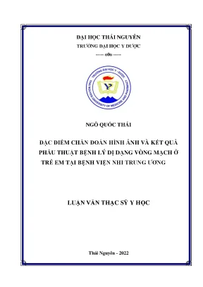 Đặc Điểm Chẩn Đoán Hình Ảnh và Kết Quả Phẫu Thuật Bệnh