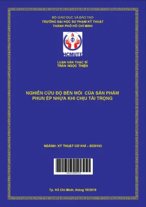 Nghiên Cứu Độ Bền Mỏi Sản Phẩm Phun Ép Nhựa Tại Trường