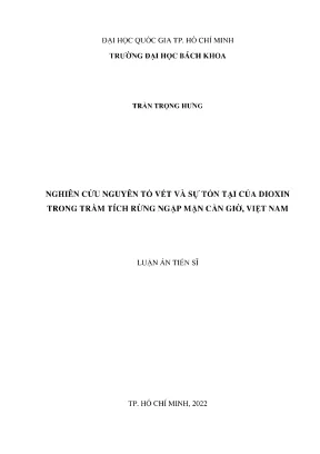 Nghiên Cứu Chất Lượng Trầm Tích và Sự Tồn Tại Của Dioxin 