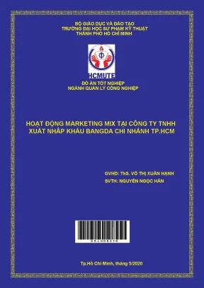 Nghiên Cứu Hoạt Động Marketing Mix Tại Công Ty TNHH Xuất