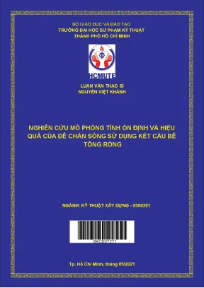 Nghiên Cứu Mô Phỏng Tính Ổn Định Đê Chắn Sóng Bê Tông Rỗng