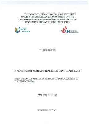 Chương Trình Thạc Sĩ Điều Hành Khoa Học và Quản Lý Môi