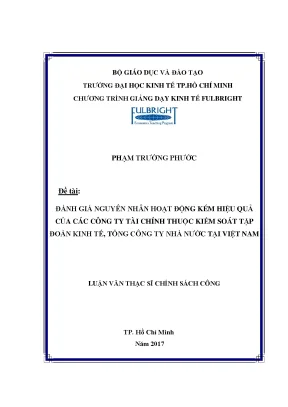 Nguyên nhân hoạt động kém hiệu quả của công ty tài chính