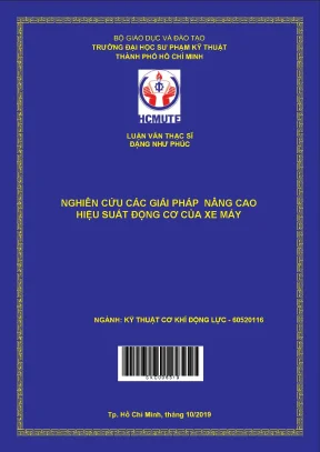 Nghiên Cứu Giải Pháp Nâng Cao Hiệu Suất Động Cơ Xe Máy