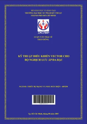 Nghiên Cứu Kỹ Thuật Điều Khiển Vector Cho Bộ Nghịch Lưu
