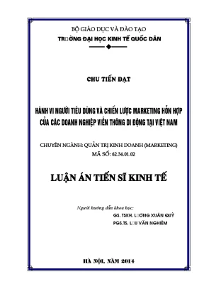 Chiến Lược Marketing Hỗn Hợp Cho Doanh Nghiệp Viễn Thông 