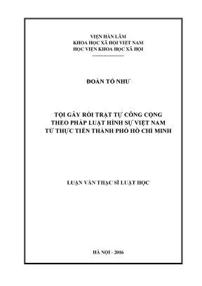 Tội Gây Rối Trật Tự Công Cộng: Phân Tích và Giải Pháp Từ