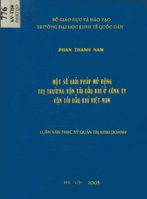 Giải pháp mở rộng thị trường vận tải dầu khí tại Việt Nam