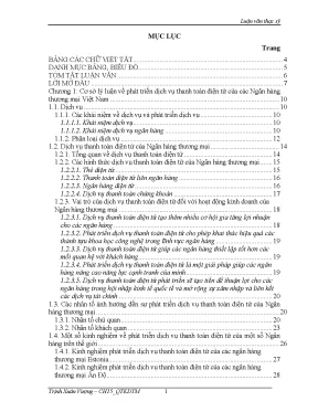 Phát Triển Dịch Vụ Thanh Toán Điện Tử Tại Ngân Hàng
