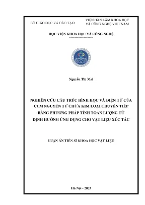 Nghiên Cứu Cấu Trúc Hình Học và Điện Tử của Cụm Nguyên 