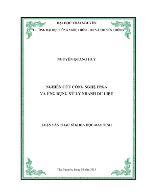 Nghiên Cứu Công Nghệ FPGA và Ứng Dụng Xử Lý Dữ Liệu Nhanh