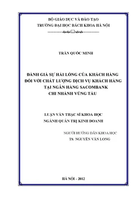 Đánh Giá Sự Hài Lòng Của Khách Hàng Tại Ngân Hàng