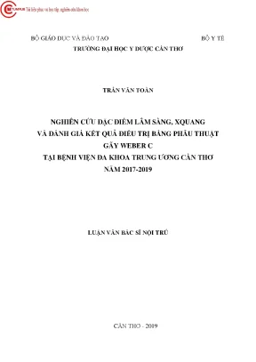 Nghiên Cứu Đặc Điểm Lâm Sàng và Kết Quả Điều Trị Gãy