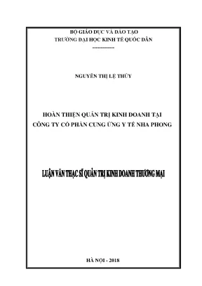 Nâng cao Quản trị Kinh doanh tại Công ty Cổ phần Cung