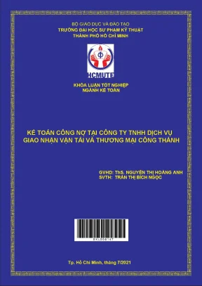 Khóa Luận Tốt Nghiệp Ngành Kế Toán: Nghiên Cứu Kế Toán