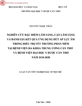 Nghiên Cứu Ứng Dụng Hút Áp Lực Âm Trong Điều Trị Vết