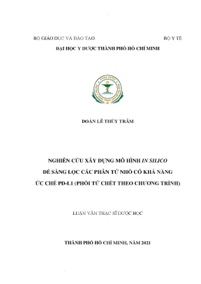 Mô Hình In Silico Sàng Lọc Phân Tử Nhỏ Ức Chế PD-L1