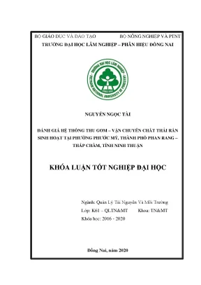 Đánh Giá Hệ Thống Thu Gom Và Vận Chuyển Chất Thải Rắn