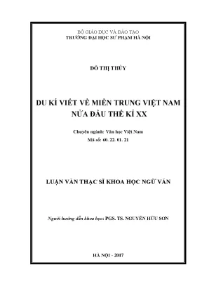 Khám Phá Du Ký Miền Trung Việt Nam Nửa Đầu Thế Kỷ XX