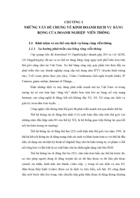 Xu Hướng Phát Triển Dịch Vụ Băng Rộng Viễn Thông Tại