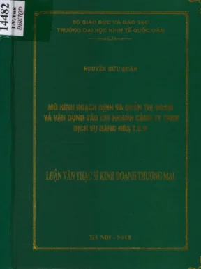 Nghiên cứu mô hình hoạch định và quản trị OGSM trong