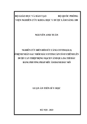 Đánh giá sức căng cơ tim ở bệnh nhân nhồi máu cơ tim cấp