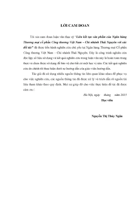 Liên Kết Tạo Sản Phẩm Ngân Hàng Thương Mại Cổ Phần Công