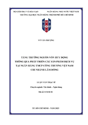 Tăng trưởng nguồn vốn huy động tại VietinBank Lâm Đồng