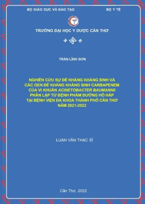 Nghiên Cứu Đề Kháng Kháng Sinh của Acinetobacter