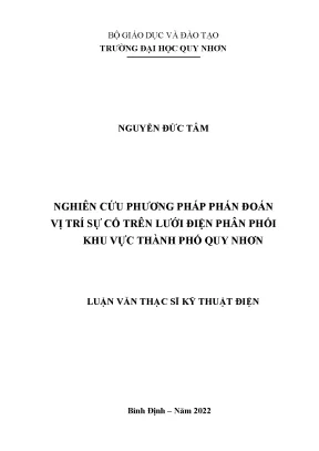 Nghiên Cứu Phương Pháp Phán Đoán Vị Trí Sự Cố Trên Lưới