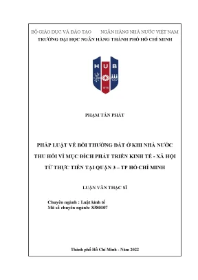 Pháp Luật Bồi Thường Đất Khi Nhà Nước Thu Hồi Tại Quận 3