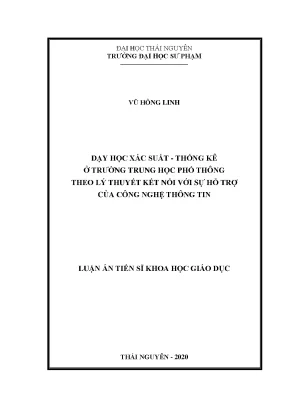 Dạy Học Xác Suất - Thống Kê Ở Trường Trung Học Phổ Thông