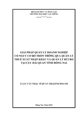 Giải Pháp Quản Lý Doanh Nghiệp Có Nguy Cơ Bỏ Trốn Qua