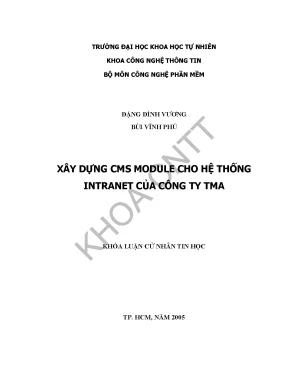 Xây Dựng Module CMS Cho Hệ Thống Intranet Tại Công Ty TMA