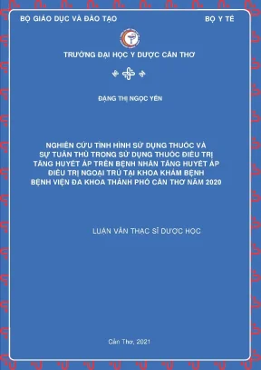 Nghiên Cứu Sử Dụng Thuốc và Tuân Thủ Điều Trị Tăng Huyết 