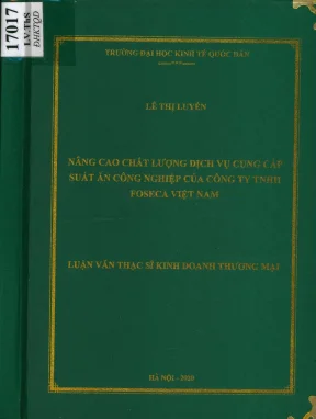 Nâng cao chất lượng dịch vụ cung cấp suất ăn công nghiệp