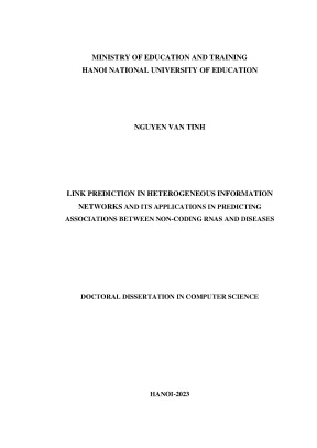 Dự Đoán Liên Kết Trong Mạng Thông Tin Heterogeneous và 