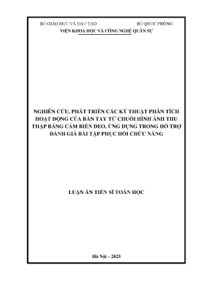 Nghiên Cứu Kỹ Thuật Phân Tích Hoạt Động Bàn Tay Từ Cảm 