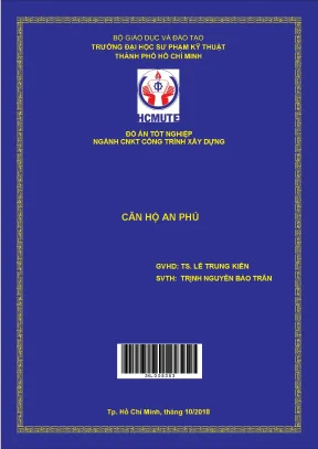 Đồ Án Tốt Nghiệp Ngành Công Nghệ Xây Dựng: Căn Hộ An Phú