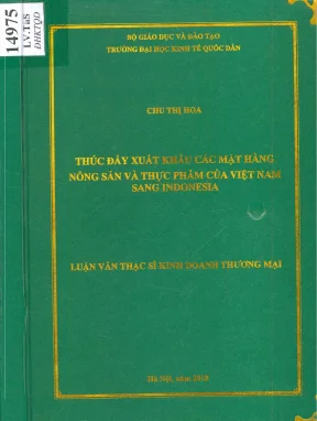 Thúc Đẩy Xuất Khẩu Nông Sản và Thực Phẩm Việt Nam Sang