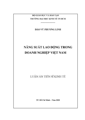 Tăng Cường Năng Suất Lao Động Trong Doanh Nghiệp Việt Nam
