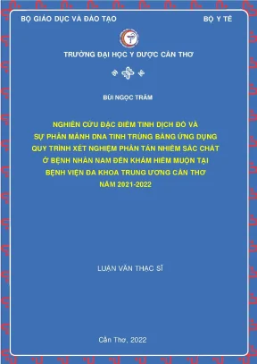 Nghiên Cứu Đặc Điểm Tinh Dịch Đồ và Phân Mảnh DNA Tinh