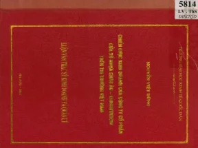 Chiến Lược Kinh Doanh Của Công Ty Cổ Phần Cửa Sổ Nhựa