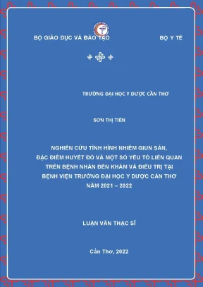 Nghiên Cứu Tình Hình Nhiễm Giun Sán Tại Bệnh Viện Đại