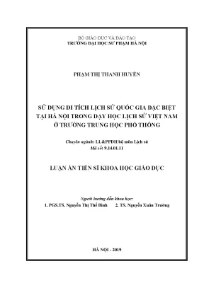 Sử Dụng Di Tích Lịch Sử Quốc Gia Đặc Biệt Tại Hà Nội 