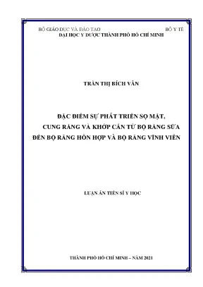 Nghiên Cứu Sự Phát Triển Sọ Mặt và Khớp Cắn Từ Răng Sữa