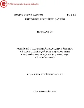 Nghiên Cứu Đặc Điểm Lâm Sàng và Kết Quả Điều Trị Nang 