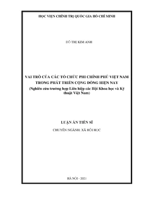 Vai Trò Của Các Tổ Chức Phi Chính Phủ Trong Phát Triển