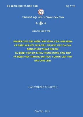 Nghiên Cứu Kết Quả Phẫu Thuật Nội Soi Điều Trị Ung Thư