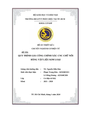 Quy Trình Gia Công Chính Xác CNC Bằng Vật Liệu Kim Loại